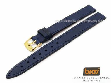 Watch strap Bros -Toscano- XL 10mm dark blue  - Bild vergr��ern 