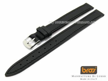 Watch strap Bros -Toscano- XL 12mm black - Bild vergr��ern 