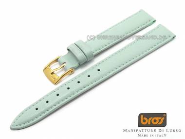 Watch strap Bros -Vitello Fantastica- 12mm light blue smooth - Bild vergr��ern 