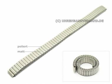 Watch band stainless steel 08mm expansion band partly polished - Bild vergr��ern 