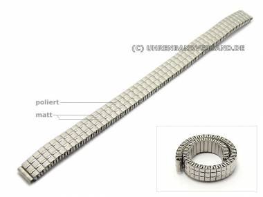 Watch band stainless steel 08mm expansion band partly polished - Bild vergr��ern 