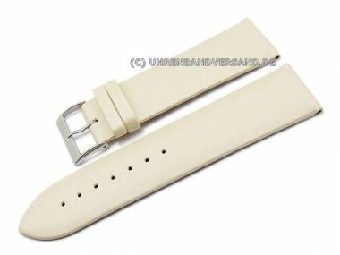 Watch strap 26mm beige satin by Condor (width of buckle 24 mm) - Bild vergr��ern 