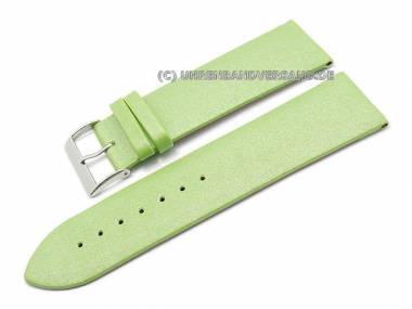 Watch strap 26mm light green satin by Condor (width of buckle 24 mm) - Bild vergr��ern 