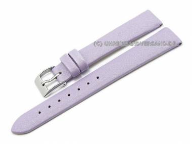 Watch strap 12mm lilac satin by Condor (width of buckle 10 mm) - Bild vergr��ern 