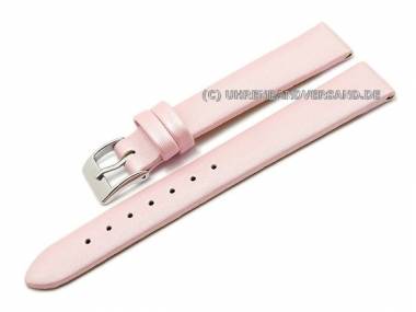 Watch strap 12mm pink satin by Condor (width of buckle 10 mm) - Bild vergr��ern 