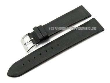 Watch strap 24mm black satin by Condor (width of buckle 22 mm) - Bild vergr��ern 