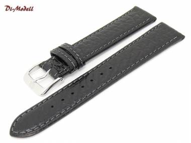Watch band 20mm black Di-Modell -Camel- fashionable grain - Bild vergr��ern 