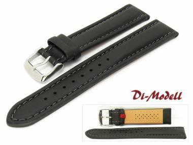 Watch band 20mm black by Di-Modell -Anfibio Polo- waterproof - Bild vergr��ern 