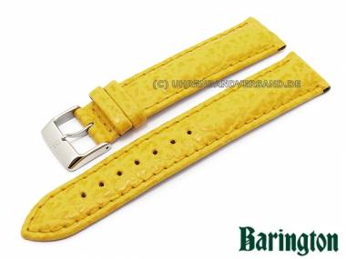 Watch band 22mm yellow Barington -Shark- waterproof stitched (width of buckle 20 mm) - Bild vergr��ern 
