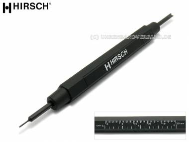 Spring bar tool black with scale by HIRSCH - Bild vergr��ern 
