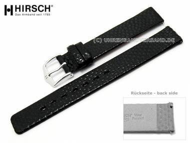 Watch band -Aqualino- 14mm black water snake easy change from HIRSCH (width of buckle 14 mm) - Bild vergr��ern 