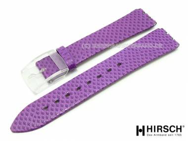 Watch band -Hydra- 16mm violet water snake for Swatch by HIRSCH - Bild vergr��ern 