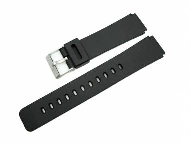 Sportsband 19mm black PVC smooth surface - Bild vergr��ern 