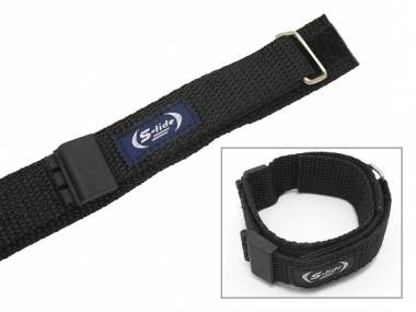Watch band -Slide- for Swatch 17mm black velcro - Bild vergr��ern 