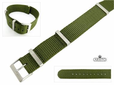 Watchband 20mm olive for Aristo - Bild vergr��ern 