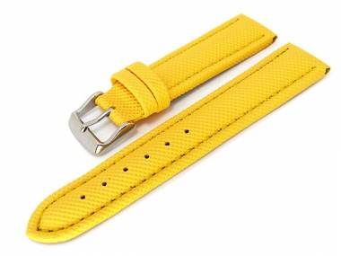 Watch band 24mm yellow waterproof (width of buckle 22 mm) - Bild vergr��ern 