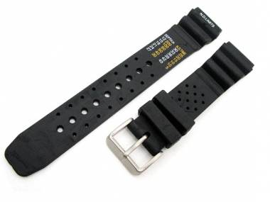 Watch band 18mm black diver band by Eulit - Bild vergr��ern 