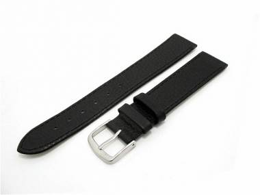 SPECIAL OFFER: Watch band 18mm black grained surface (width of buckle 16 mm) - Bild vergr��ern 
