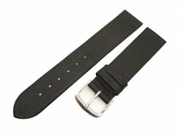 Watch band 22mm black grained surface (width of buckle 20 mm) - Bild vergr��ern 