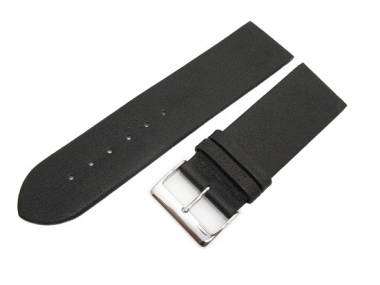 Watch band 26mm black grained surface (width of buckle 24 mm) - Bild vergr��ern 