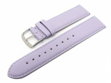 Watch band 24mm light lilac smooth surface (width of buckle 22 mm) - Bild vergr��ern 