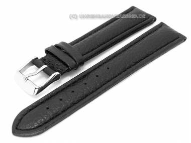 Watch band XL 20mm Classic Style black (width of buckle 18 mm) - Bild vergr��ern 