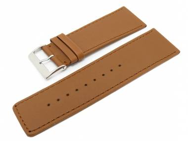 Watch band 36mm brown smooth surface (width of buckle 34 mm) - Bild vergr��ern 