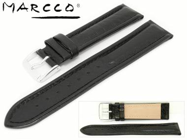 Watch band 18mm black padded by Marcco - Bild vergr��ern 