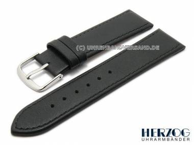 Watch band XS 16mm black by Herzog -Elegance- - Bild vergr��ern 