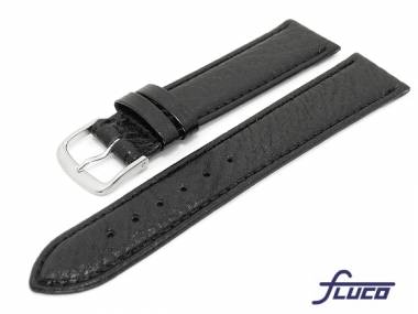 Watch band -Record- 16mm black grained surface by Fluco - Bild vergr��ern 