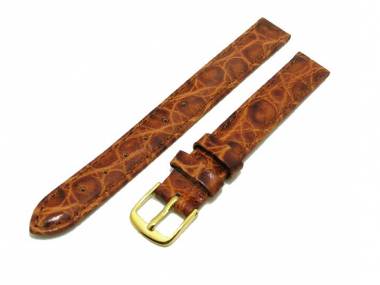 Watch band 12mm auburn African-Croco - Bild vergr��ern 