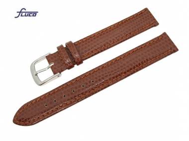 Watch band -Salamander- 14mm brown salamander grain by Fluco - Bild vergr��ern 