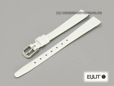 Watch band 06mm short white EULIT -Natina Clip- open end smooth surface (width of buckle 06 mm) - Bild vergr��ern 