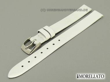 Watch strap 06mm white -Thin Vitello- smooth without stitching by MORELLATO - Bild vergr��ern 