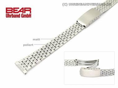 Stainless Steel Band 14mm partly polished elegant from BEAR - Bild vergr��ern 