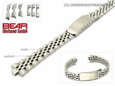 Stainless steel band multiple ends 12-16mm curved/straight partly polished from BEAR - Bild vergr��ern 