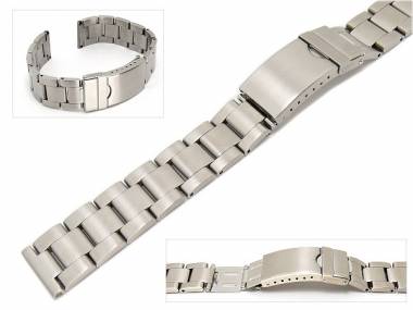 Watch band stainless steel 18mm solid brushed with extension - Bild vergr��ern 