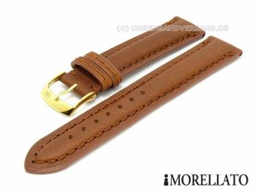 Watch strap 22mm brown -Degas Toro- real bull's leather by MORELLATO - Bild vergr��ern 