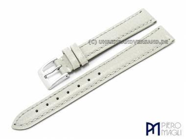 Watch band -Femina- 10mm creme grained surface robust by Piero Magli (width of buckle 8 mm) - Bild vergr��ern 
