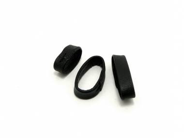 Replacement loops for leather watch bands black various sizes - Bild vergr��ern 