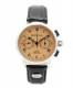 Mechanical chronograph GENERO polished stainless steel salmon face Riedenschild (*RS*HU)