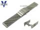 Watch band stainless steel 20mm mesh SES heavy structure polished clasp from Vollmer