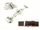 Butterfly clasp (RiBFS-202) 16mm elegant stainless steel with push button release