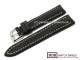 Watch band 22mm black Marino Nytech for Breitling by BOB (width of buckle 20 mm)