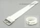 Watch band 20mm white Nylon One-Piece band waterproof