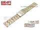 Stainless steel band 20mm elegant dual tone partly polished from BEAR