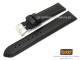 Watch strap Bros 22mm black Carbon-Look 
