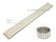 Watch band stainless steel 18mm expansion band partly polished