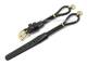Cordette watch strap black golden buckle by Condor