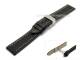 Watch strap 22mm black calf`s leather grained clasp by Condor (width of buckle 20 mm)